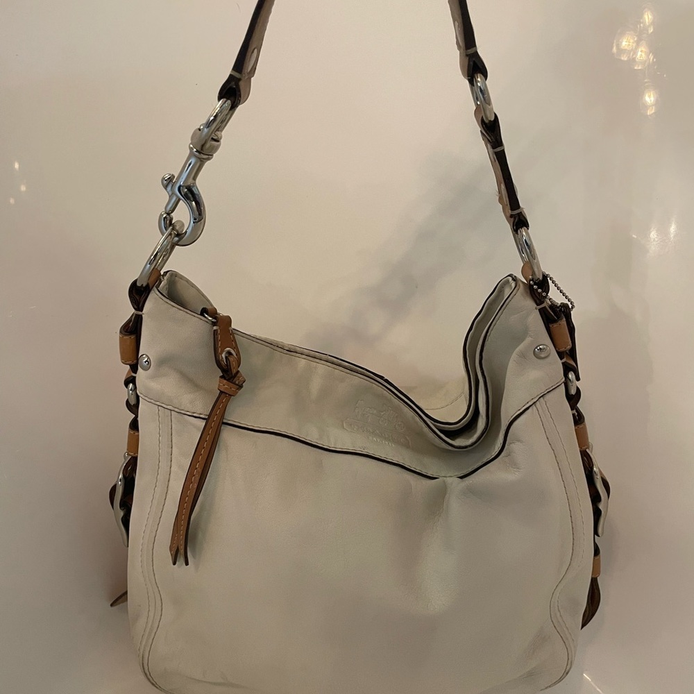 Authentic Large Zoe Signature Coach Bag